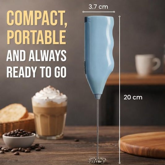 Portable Electric Milk Frother (Handheld Coffee & Cappuccino Foam Maker) ☕✨