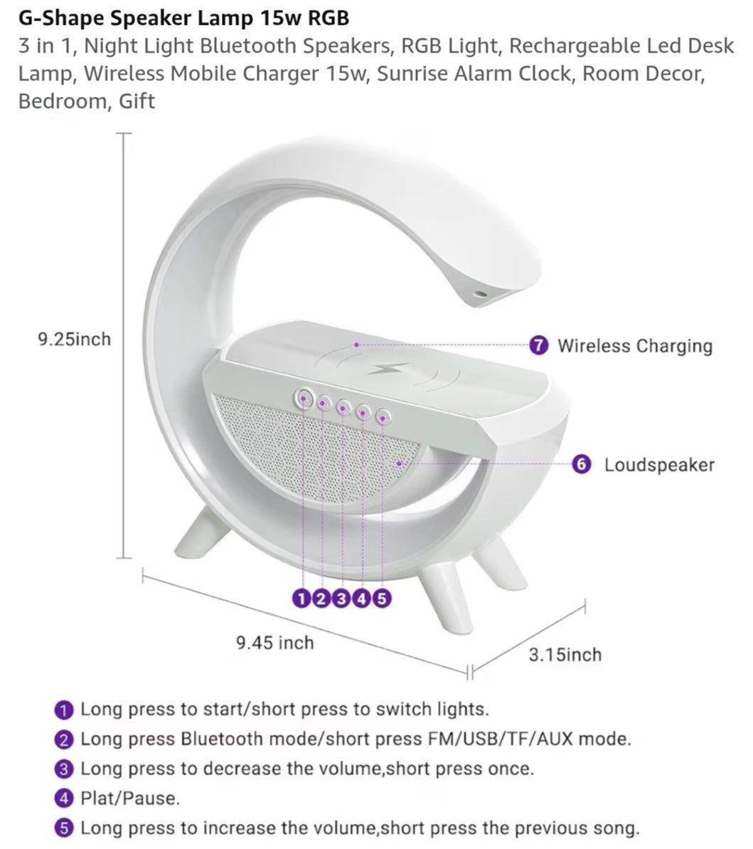 π Multifunctional Bluetooth Night Light Speaker