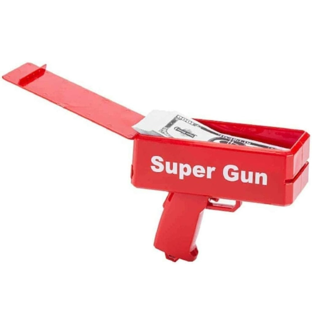 💸 Super Money Gun – Automatic Cash Sprayer Toy