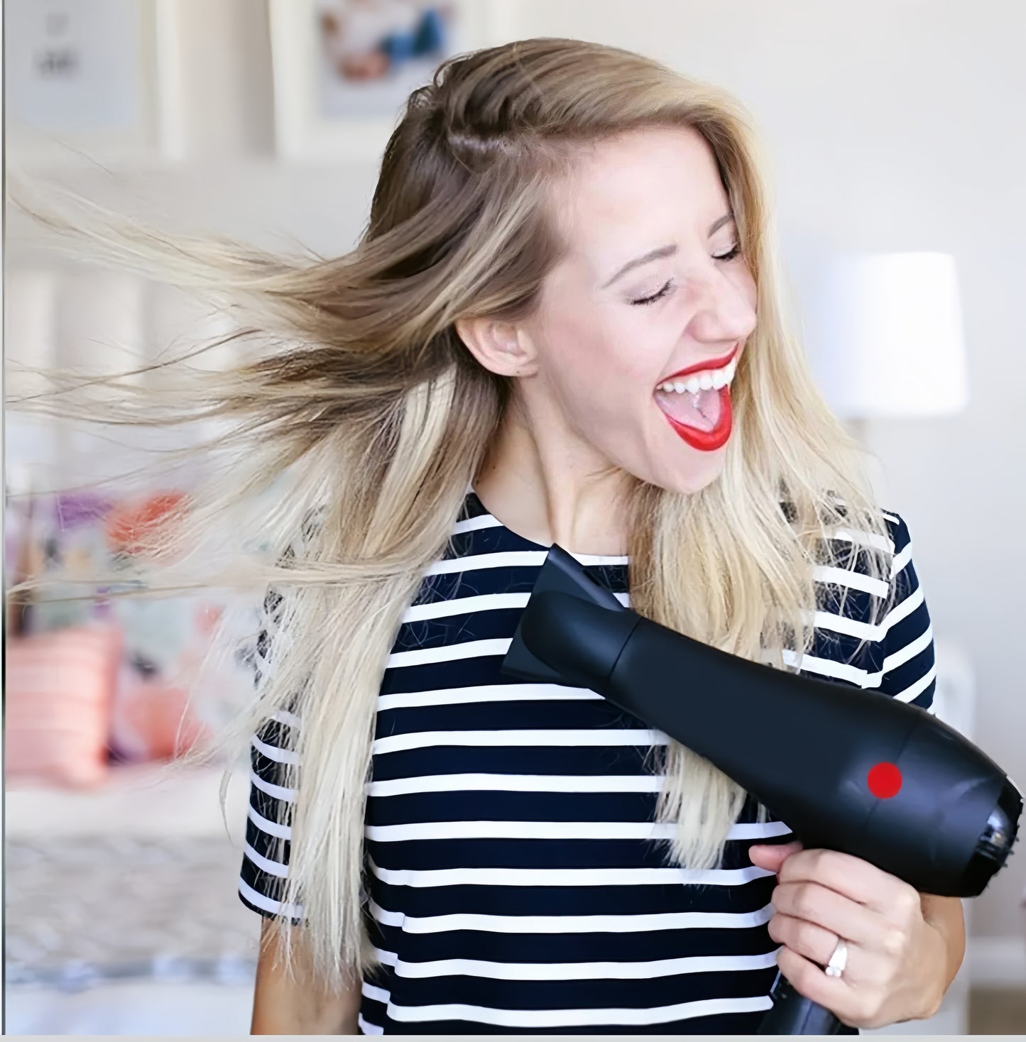 🔥 Professional 2000W Hair Dryer with Concentrator Nozzle – Fast & Powerful Styling