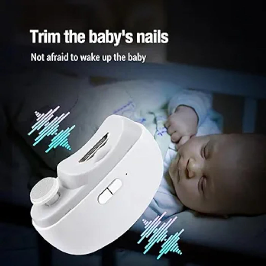 💅 2-in-1 Electric Nail Clipper & Grinder – Safe, Silent & Rechargeable ✨