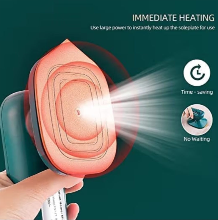🧼 Compact Sharp-Corner Fabric Steamer & Mini Iron