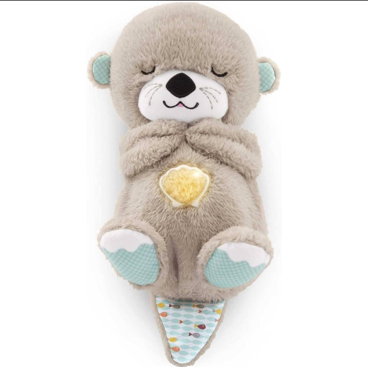 🦦 Glow Belly Otter Plush Toy – Soft Night Light Cuddly Teddy for Kids 🌙✨