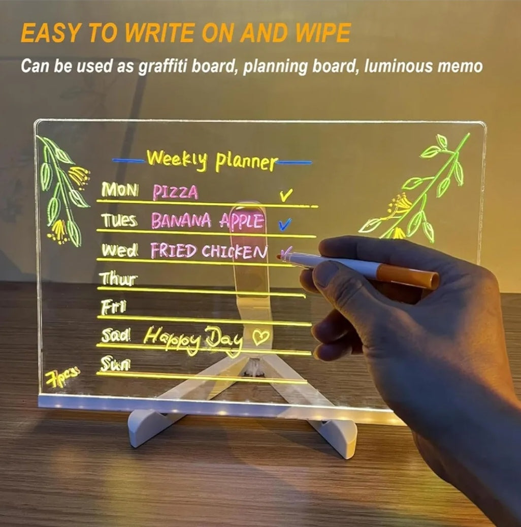 ✨ LED Interactive Glow Board – Creative Message & Decoration Light Panel