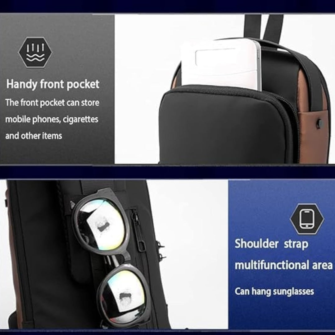 🎒 Premium Anti-Theft Sling Backpack – Stylish & Waterproof
