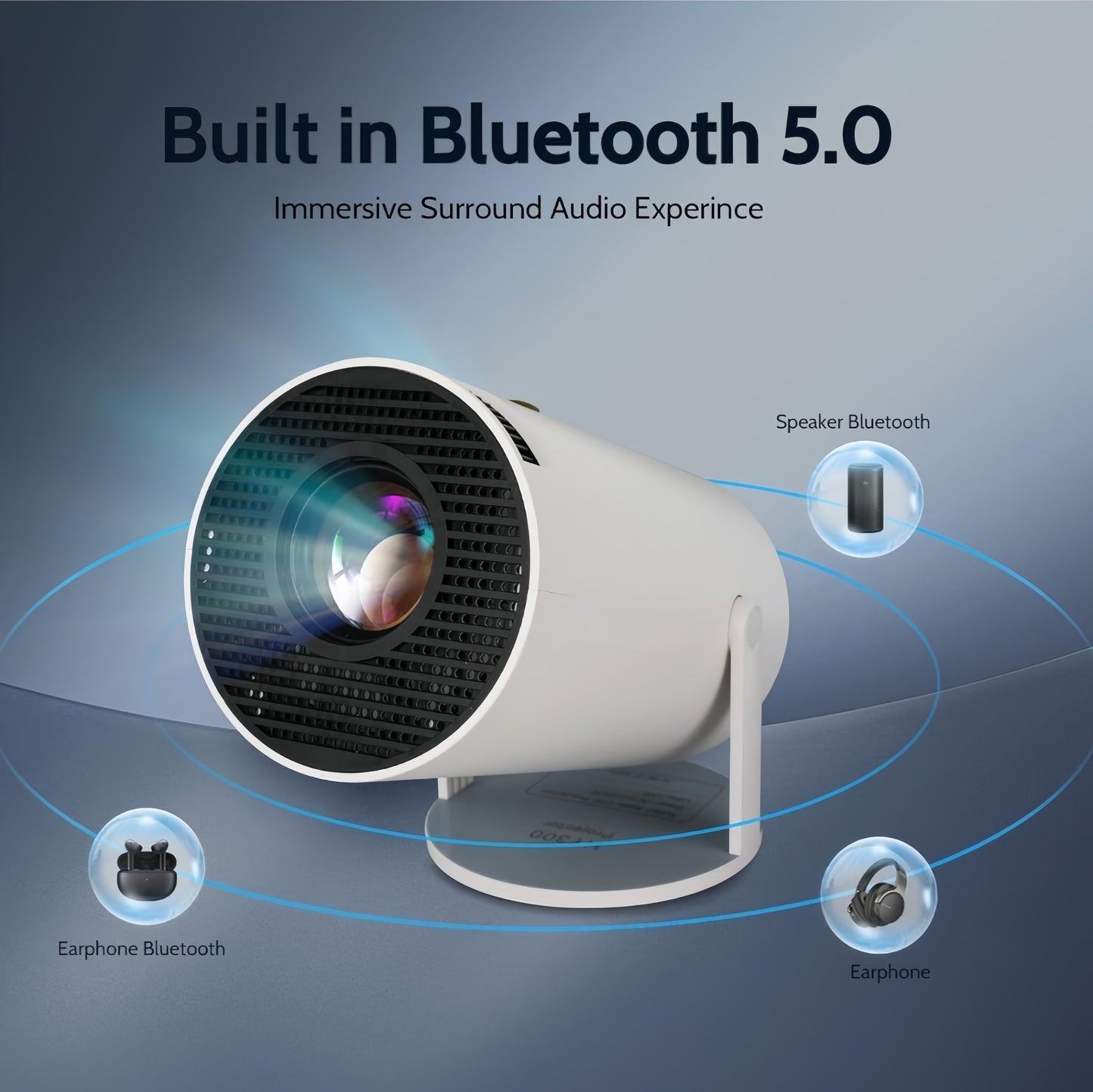 🎥 Smart Mini HD Projector with Remote | Home Theater Cinema Projector 📽️