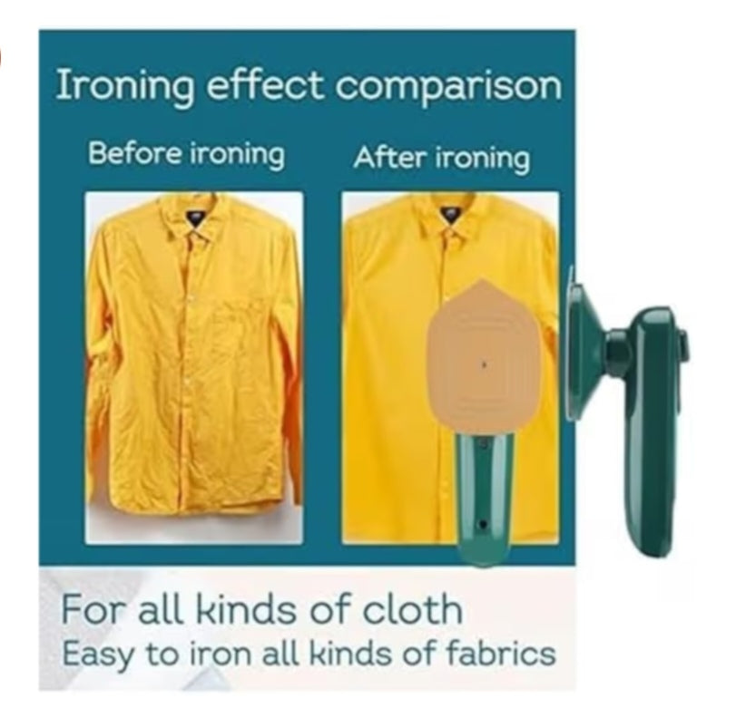 🧼 Compact Sharp-Corner Fabric Steamer & Mini Iron
