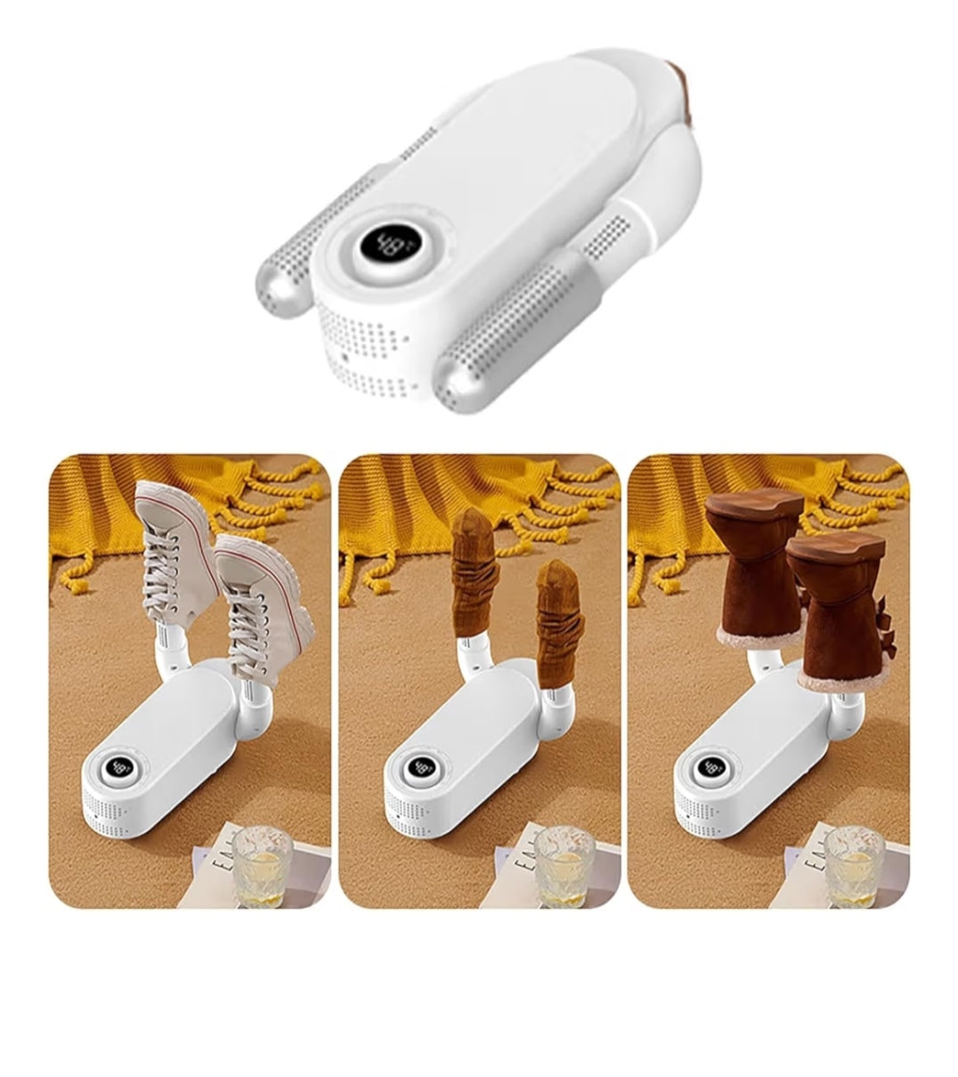 🔥 Dual Flame Electric Shoe Dryer 👟