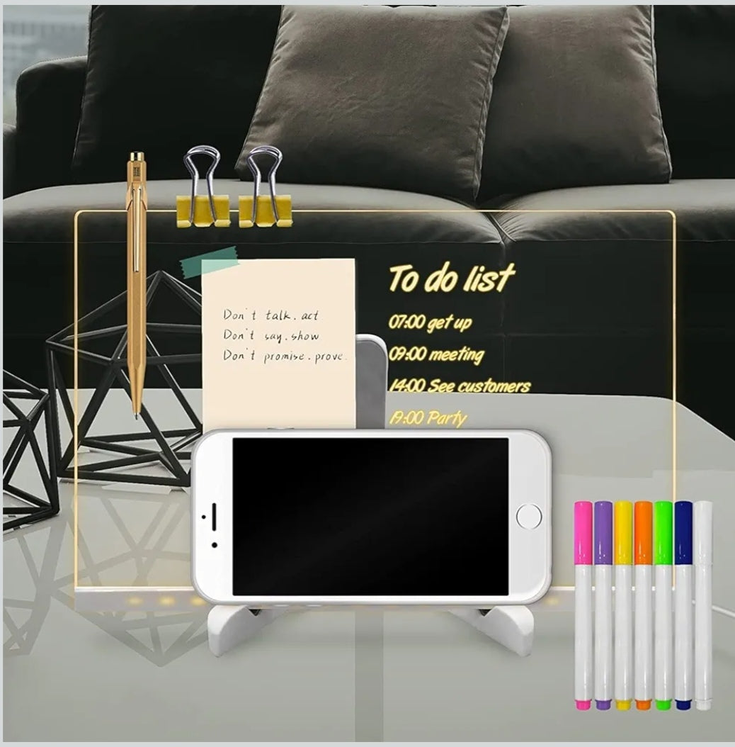 ✨ LED Interactive Glow Board – Creative Message & Decoration Light Panel