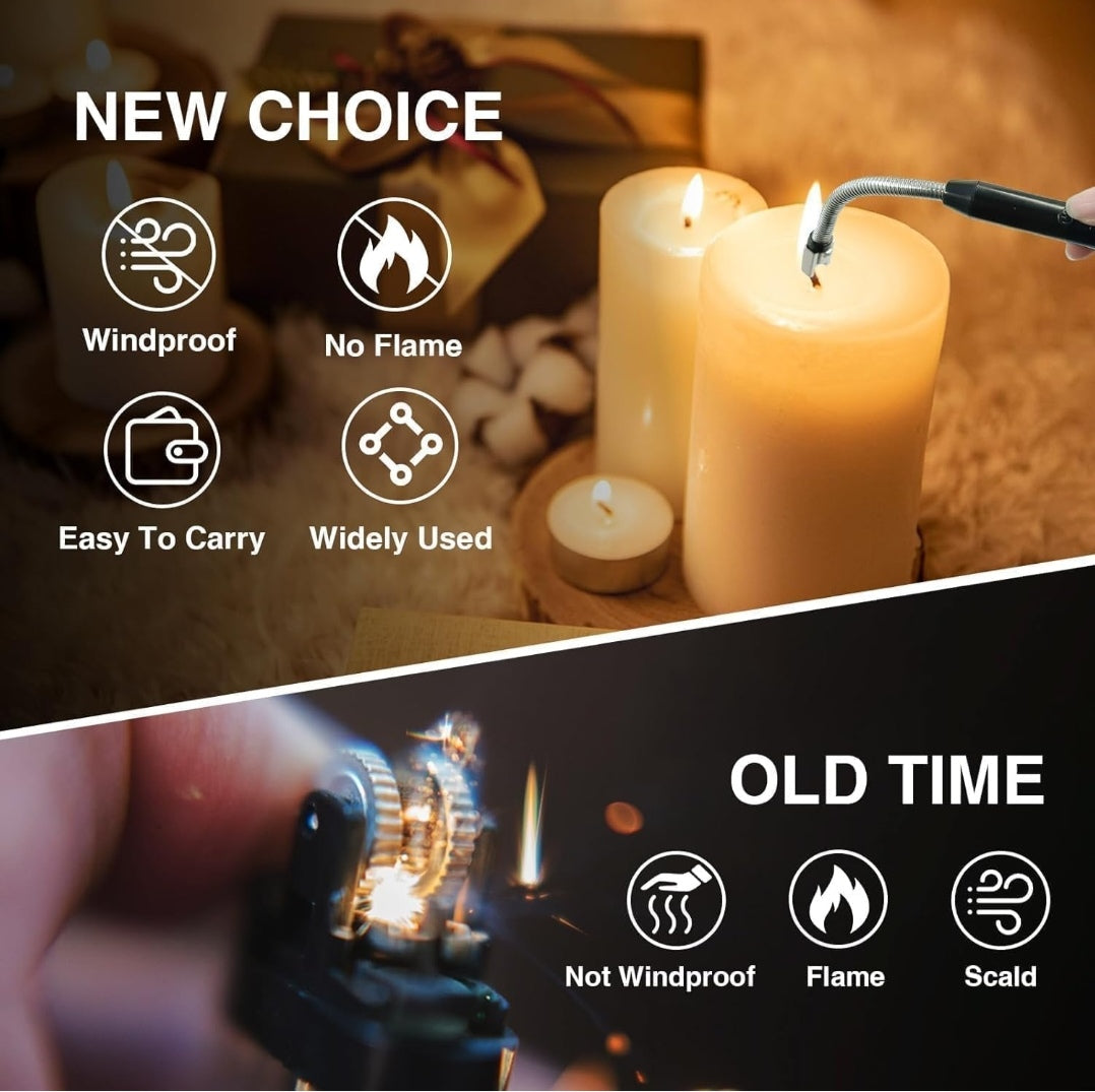 🔥 Electric USB Rechargeable Lighter – Flexible Neck PRO Model 🔋