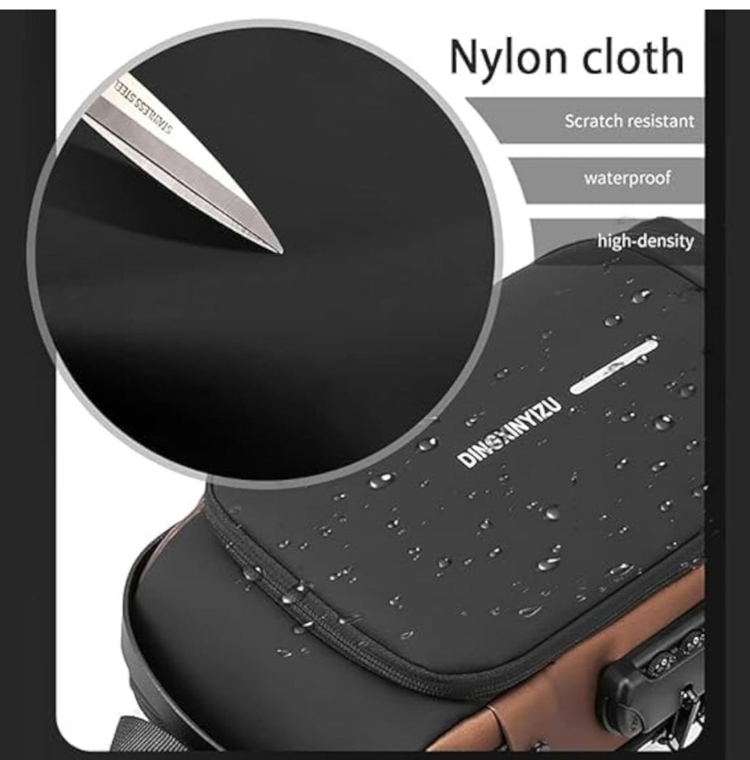 🎒 Premium Anti-Theft Sling Backpack – Stylish & Waterproof