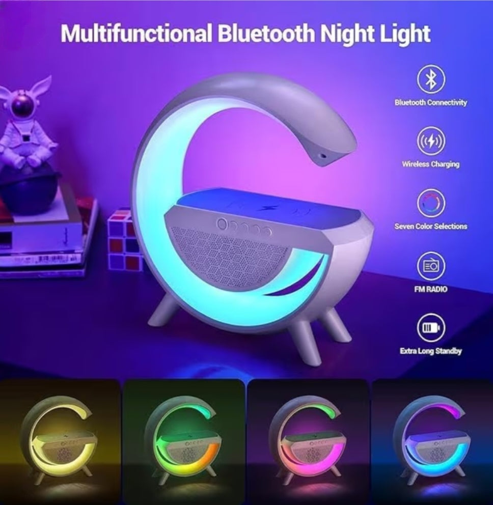 🌀 Multifunctional Bluetooth Night Light Speaker