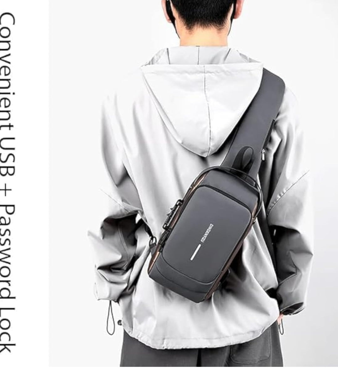 🎒 Premium Anti-Theft Sling Backpack – Stylish & Waterproof