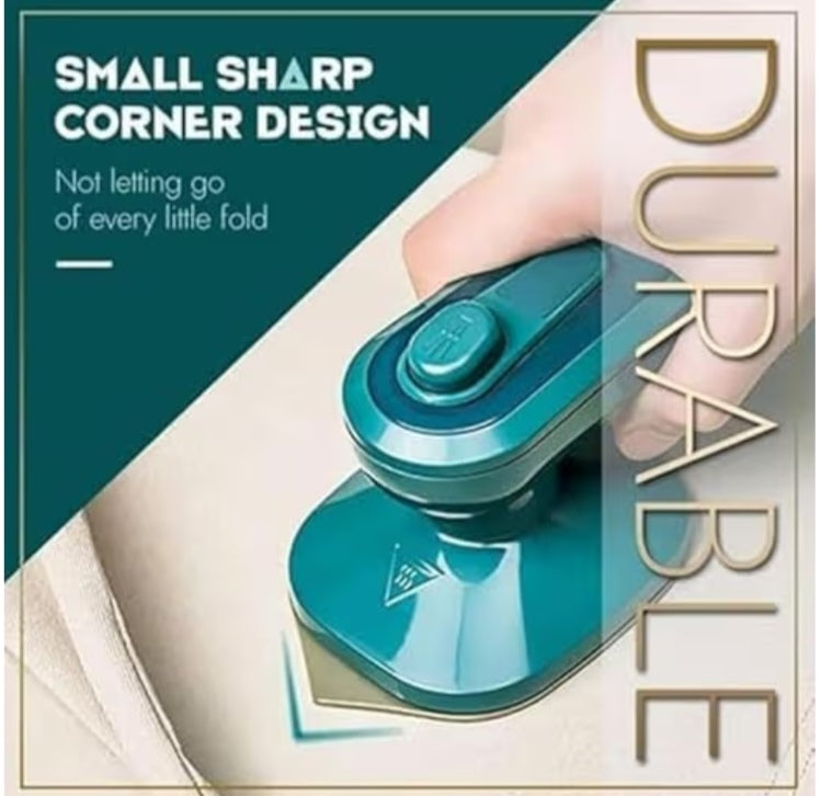 🧼 Compact Sharp-Corner Fabric Steamer & Mini Iron