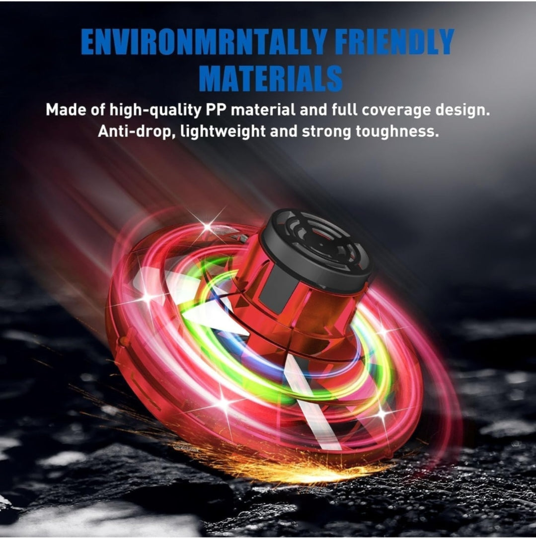 🛸 Galaxy UFO Spinner – RGB Flying Light Drone Toy