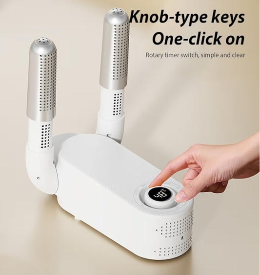 🔥 Dual Flame Electric Shoe Dryer 👟