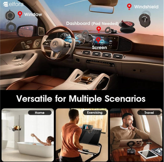 📱 MagSafe Magnetic Ring Holder – Ultra-Strong Mount for All Phones