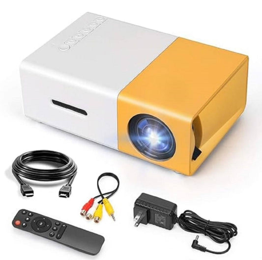 Mini Portable LED Projector 🎬 | 1080P HD Home Theater 📽️ | Compact & Stylish Design