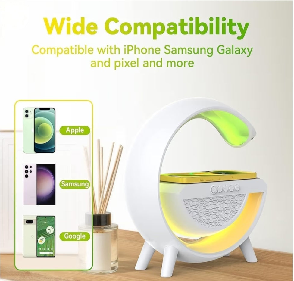 🌀 Multifunctional Bluetooth Night Light Speaker