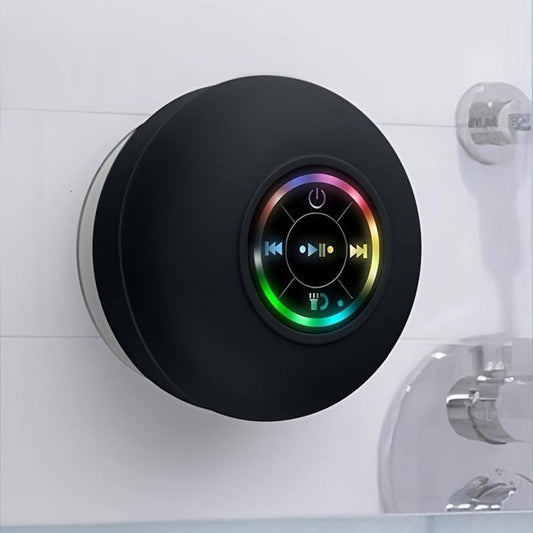 🛁 Waterproof Bluetooth Shower Speaker with LED Lights 🔊🌈
